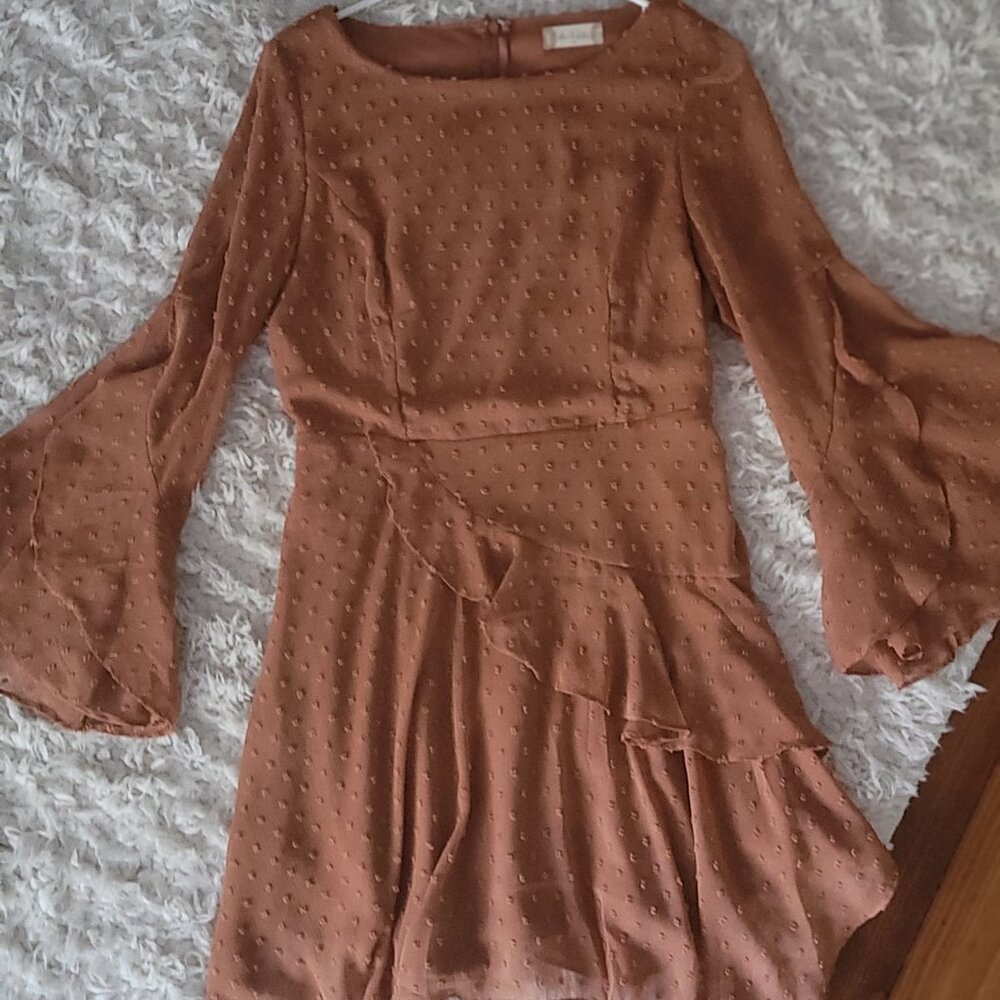 Altar'd State Medium Burnt Orange Dress